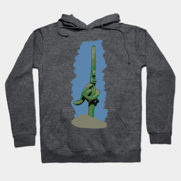 Wacky Cactus Hoodie by CorrieMick